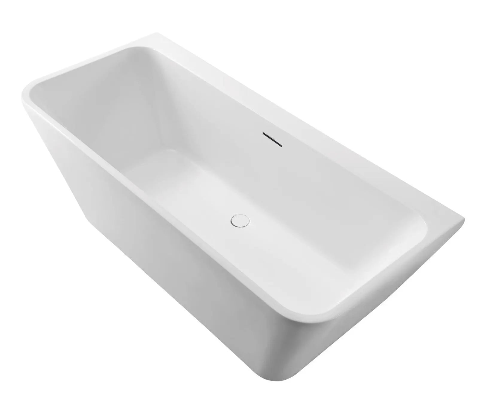 Monaris 180 cm vrijstaand bad Mat Wit