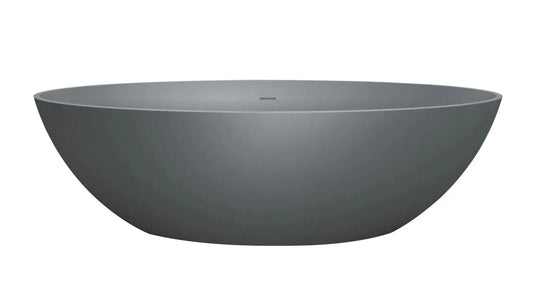 Monteré Grey 180 cm vrijstaand ligbad Grijs SaniSupreme