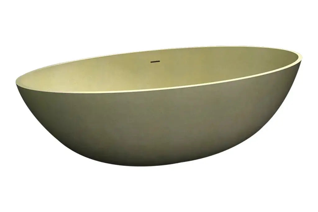 Monteré Sandstone 180 cm vrijstaand ligbad Zandkleur SaniSupreme