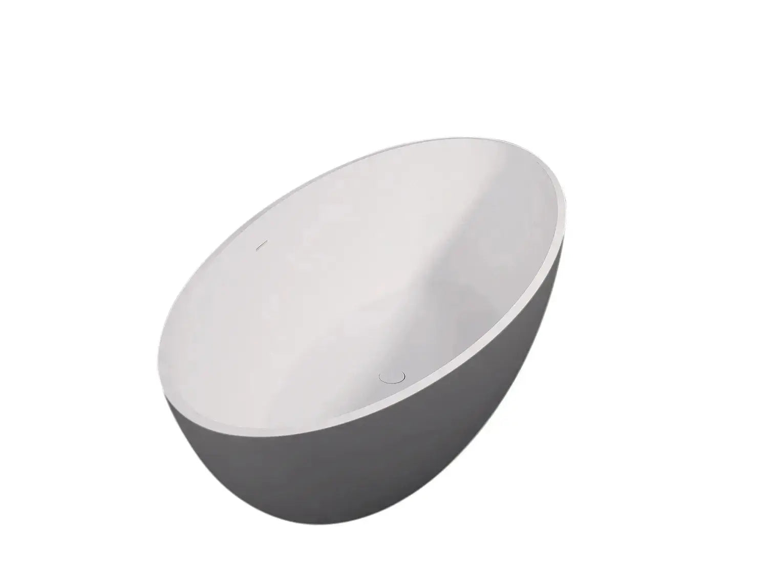 Monteré Greywhite 180 cm vrijstaand ligbad Grijs en Wit SaniSupreme SaniSupreme