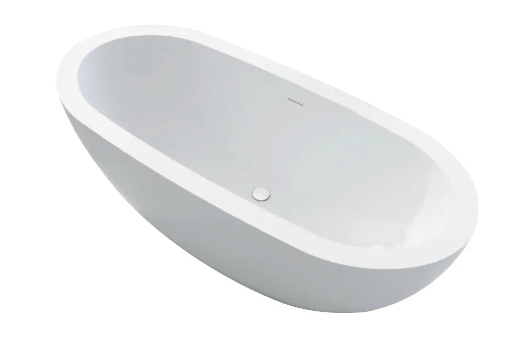 Novaris 180 cm vrijstaand ligbad Mat Wit SaniSupreme SaniSupreme