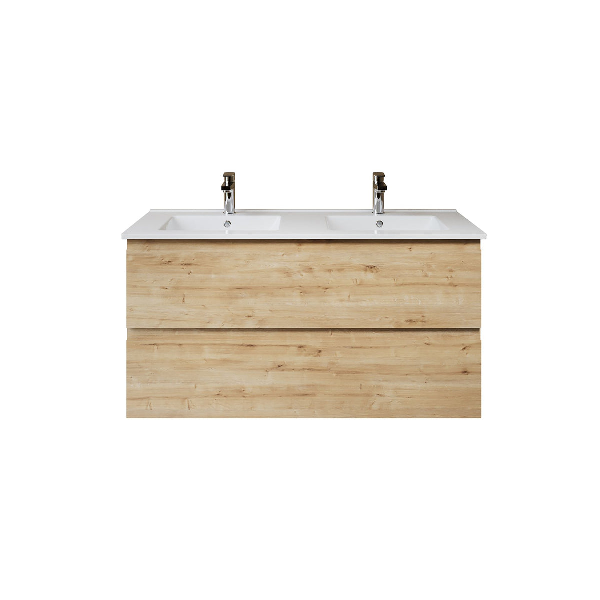 Nuvessa Wastafelonderkast 118 cm Safir 2 Softclose Lades Greeploos SaniSupreme2