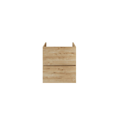 Nuvessa Wastafelonderkast 56 cm Safir 2 Softclose Lades Greeploos SaniSupreme