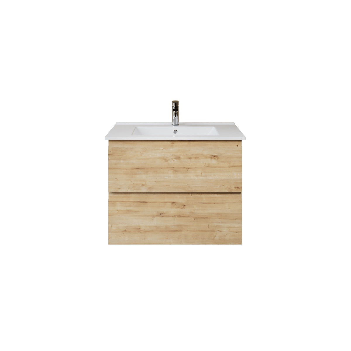 Nuvessa Wastafelonderkast 76 cm Safir 2 Softclose Lades Greeploos SaniSupreme2