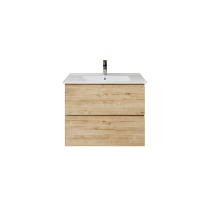 Nuvessa Wastafelonderkast 76 cm Safir 2 Softclose Lades Greeploos SaniSupreme2