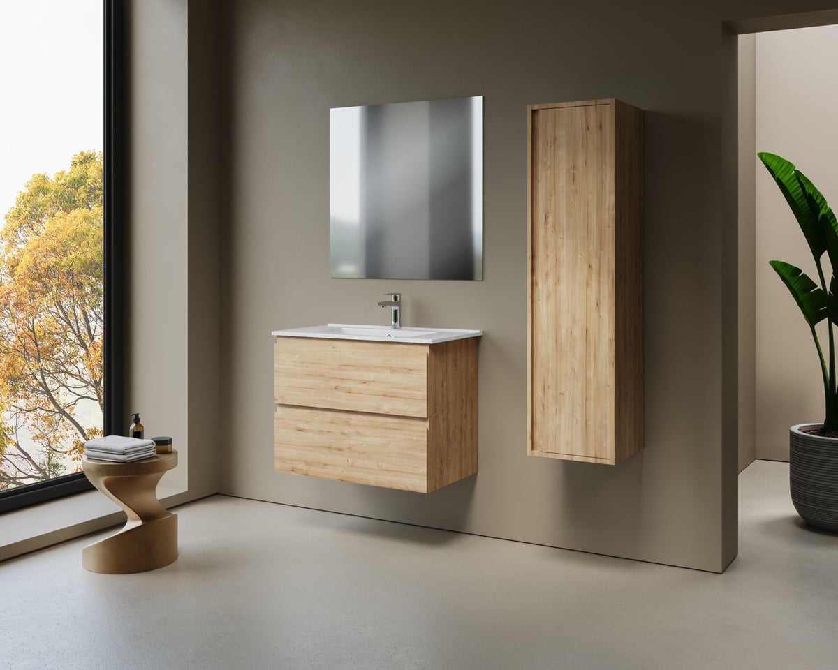 Nuvessa Wastafelonderkast 76 cm Safir 2 Softclose Lades Greeploos SaniSupreme3