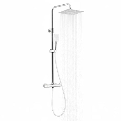 Opbouwdouche_Napoli_chroom_2weg_20 cm
