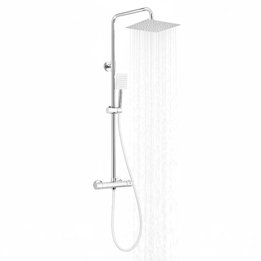 Opbouwdouche_Napoli_chroom_2weg_20 cm