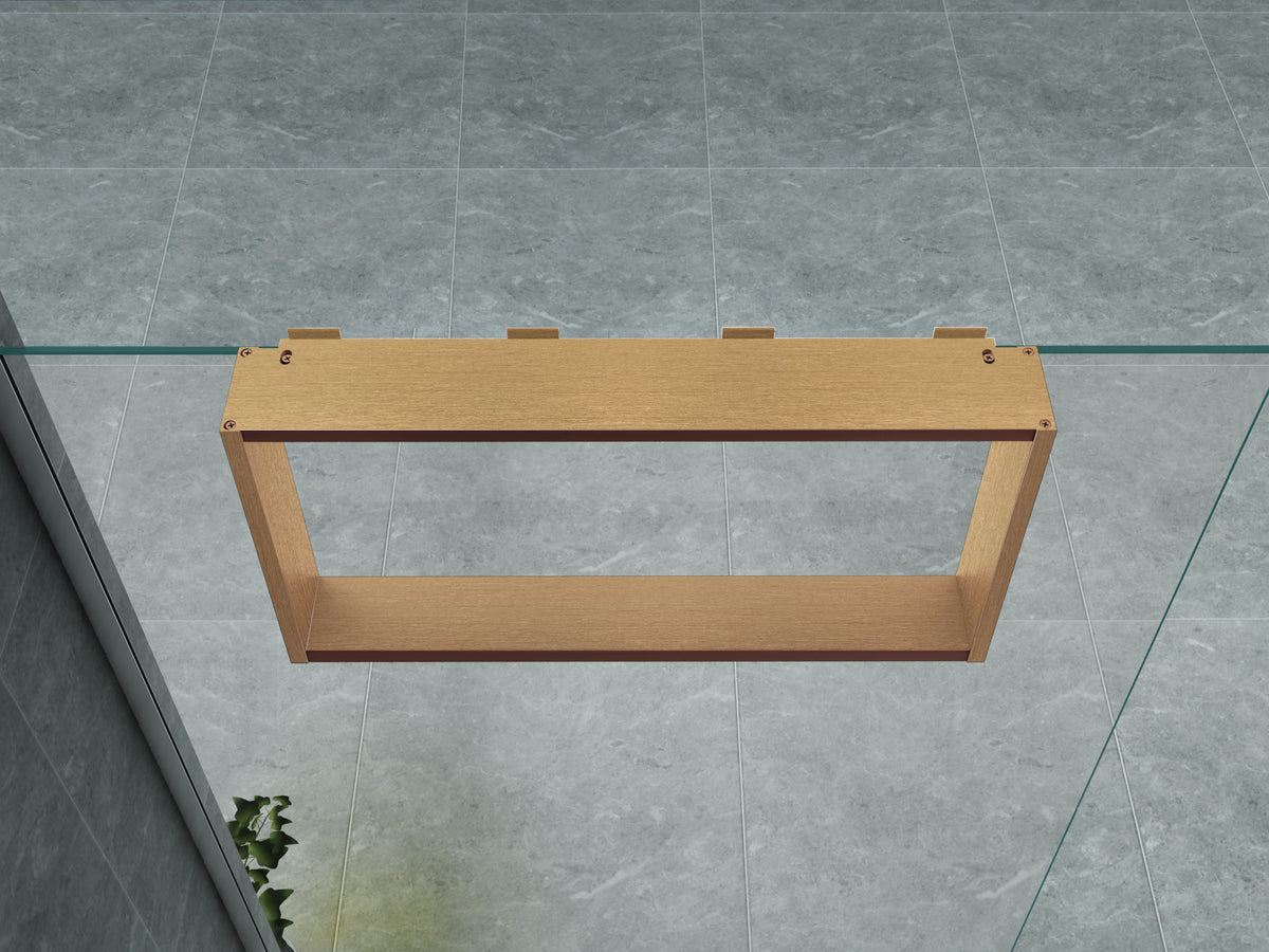 Opbouwnis Shine Bruin Brons 30x60x8cm2