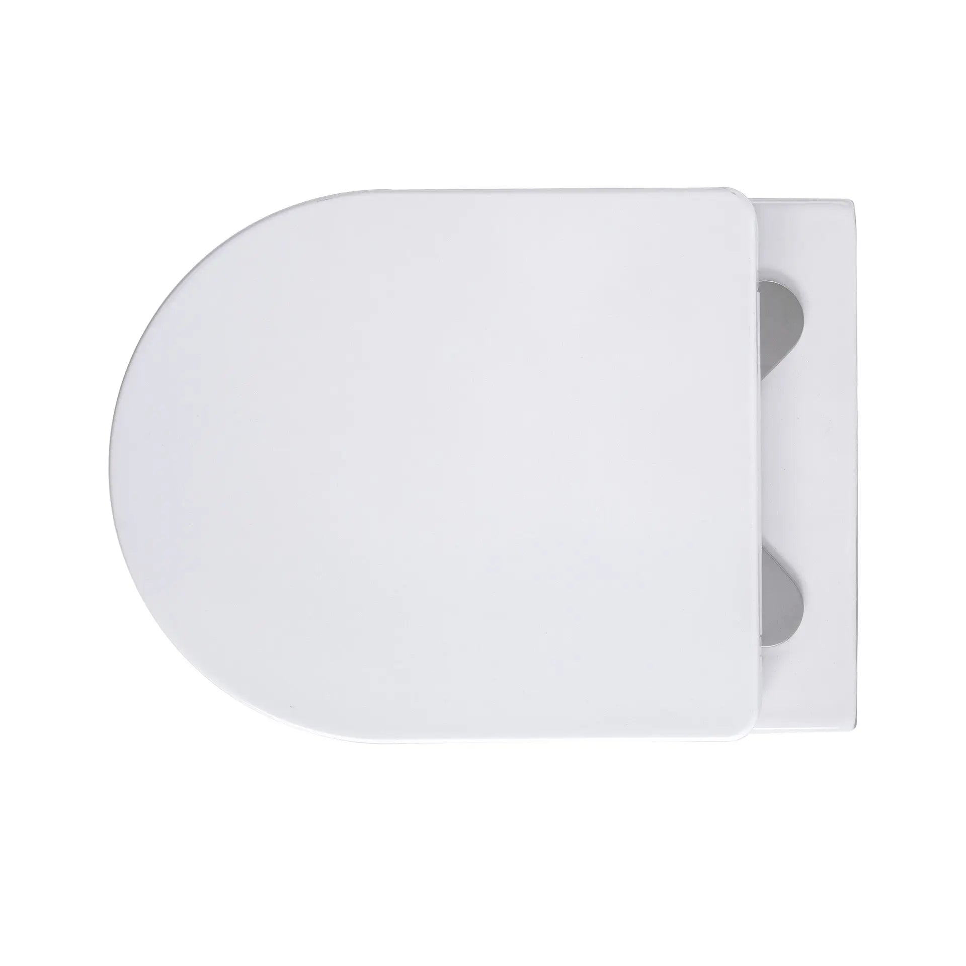 SaniSupreme Aloni Pro hangtoilet / ophang WC – randloos – met zitting – compact 49 cm – mat wit SaniSupreme