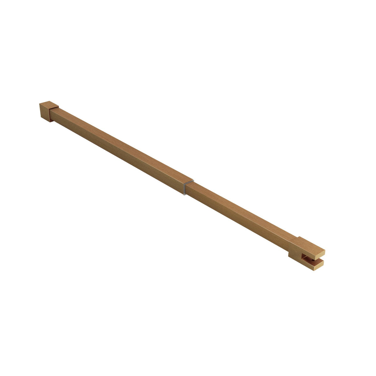 Plafond Stabilisatiestang Douchewand Sanisupreme HighLine Series 43-80 CM inkortbaar Bruin Brons