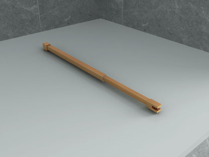 Plafond Stabilisatiestang Douchewand Sanisupreme HighLine Series 43-80 CM inkortbaar Bruin Brons2