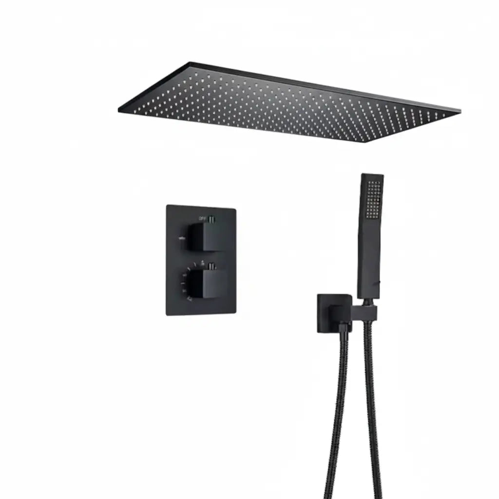 Plafonddouche-inbouw-thermostatisch-40x80cm-mat-zwart-Manhattan-1