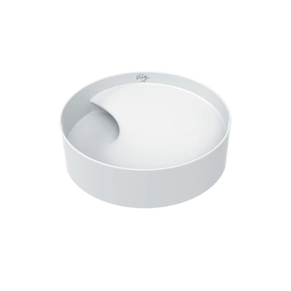 SaniSupreme Waskom Ruby 40x11x40 cm Keramiek Glanzend Wit Sanisupreme