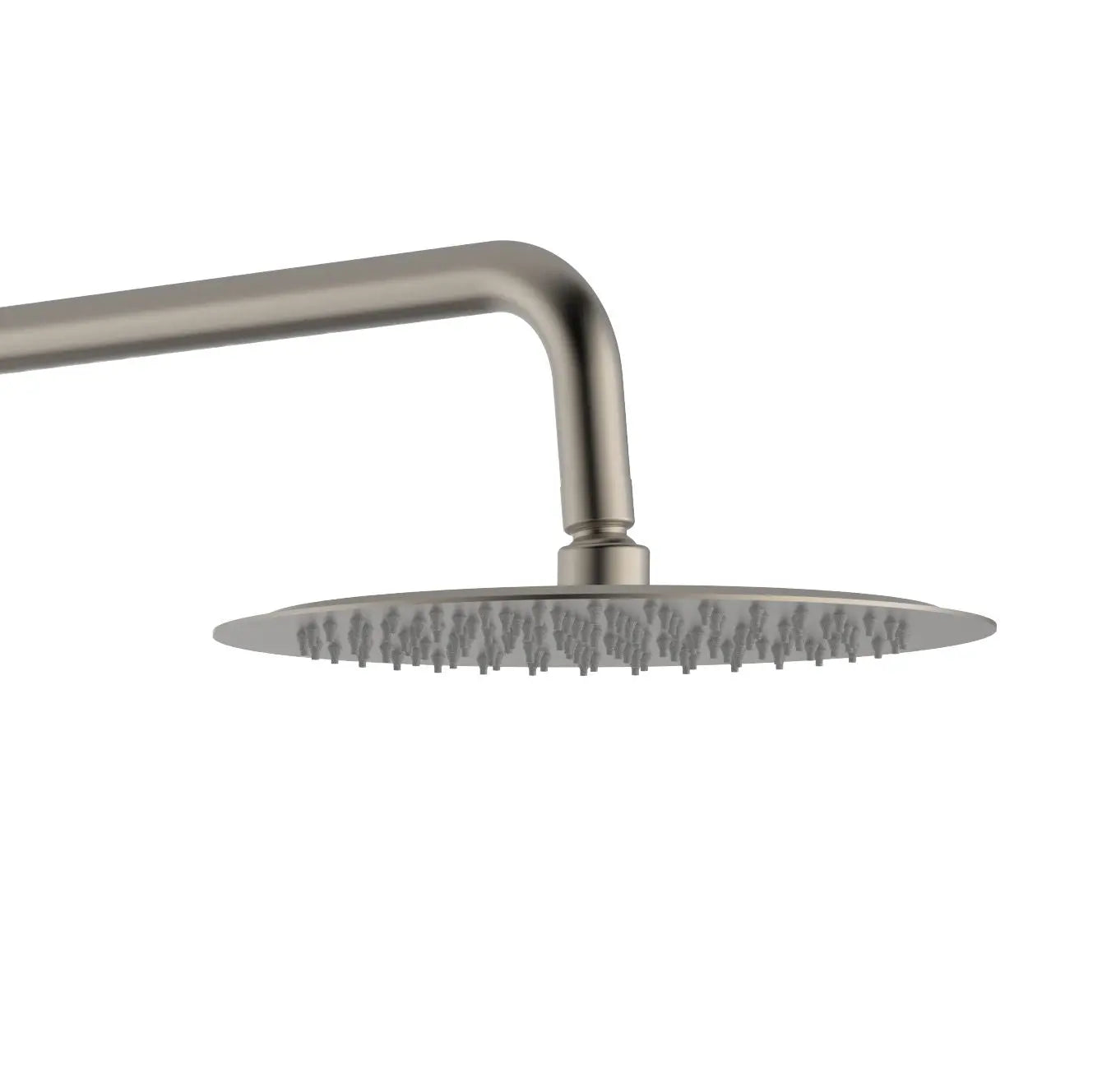 Regendoucheset  Varenna Geborsteld RVS PVD coating-Cool-touch 24,5 cm Regendouche met thermostaatkraan SaniSupreme