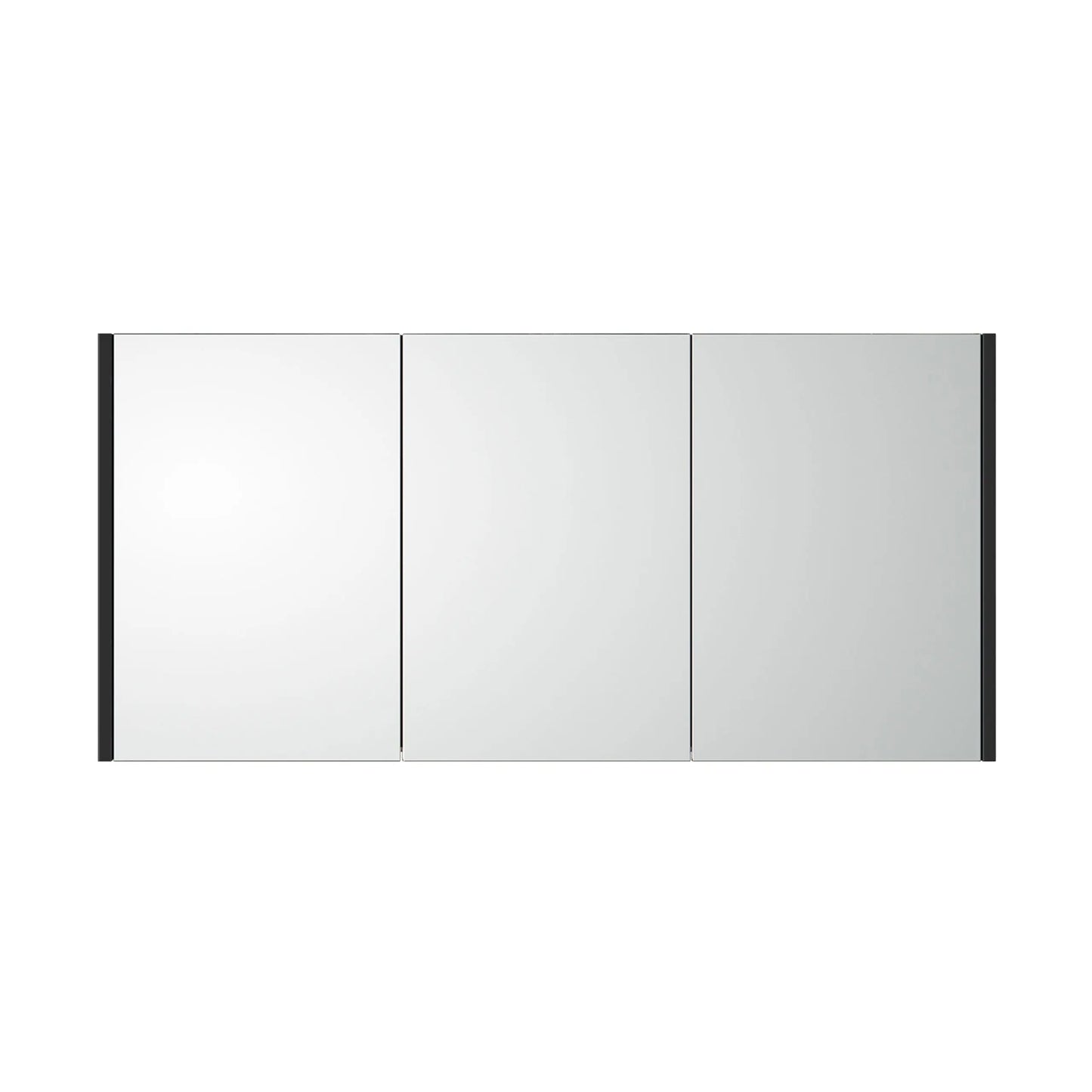 Sanisupreme Abruzzo spiegelkast 120X58X15cm- Mat Zwart SaniSupreme