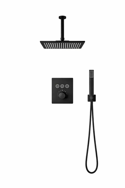 SaniSupreme-SmartPulse-Plafond-Thermostatische-Doucheset-Alicante-3-weg-30cm-regendouche-vierkantmat-zwart-1