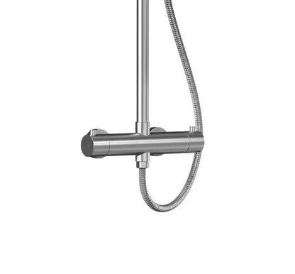 SaniSupreme Best Design RVS thermostatische doucheset 20 cm regendouche Geborsteld RVS Sanisupreme