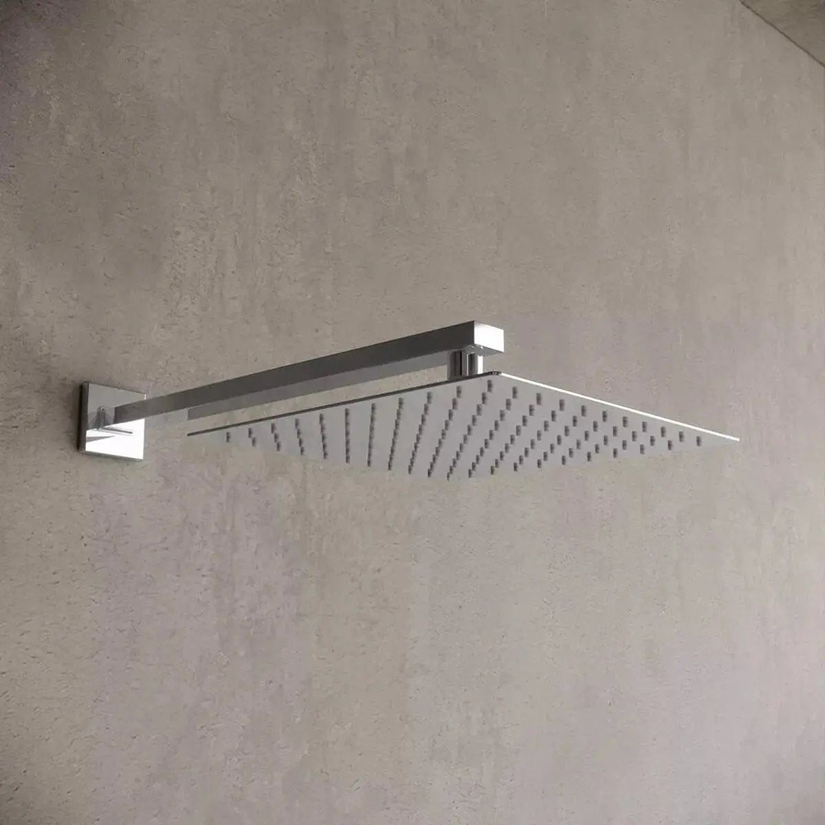 SaniSupreme Doucheset Lugano Premium handdouche mengkraan regendouche vierkant 20 cm. Chroom inbouw 2 weg Sanisupreme