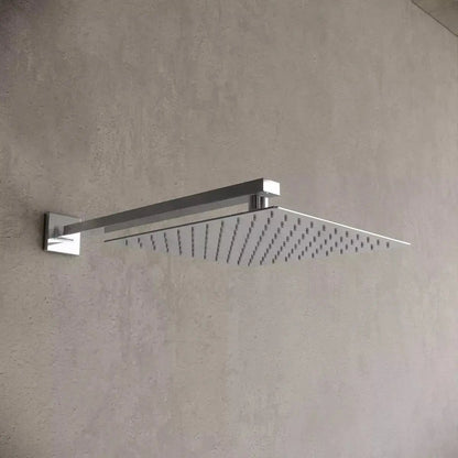 SaniSupreme Doucheset Lugano Premium handdouche mengkraan regendouche vierkant 30 cm. Chroom inbouw 2 weg Sanisupreme