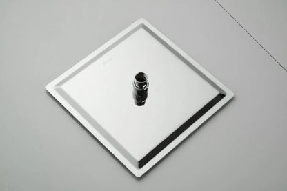 SaniSupreme Doucheset Lugano Premium handdouche mengkraan regendouche vierkant 25 cm. Chroom inbouw 2 weg Sanisupreme