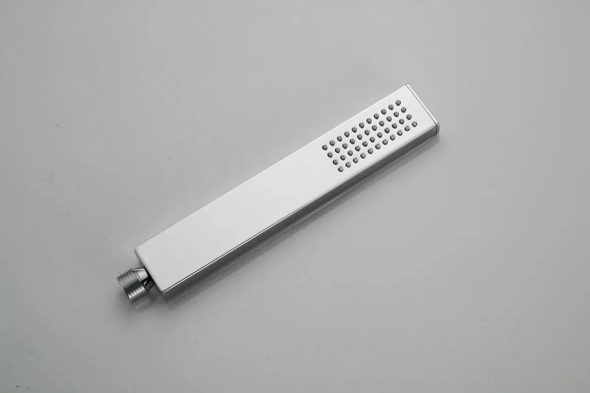 SaniSupreme Doucheset Lugano Premium handdouche mengkraan regendouche vierkant 25 cm. Chroom inbouw 2 weg Sanisupreme