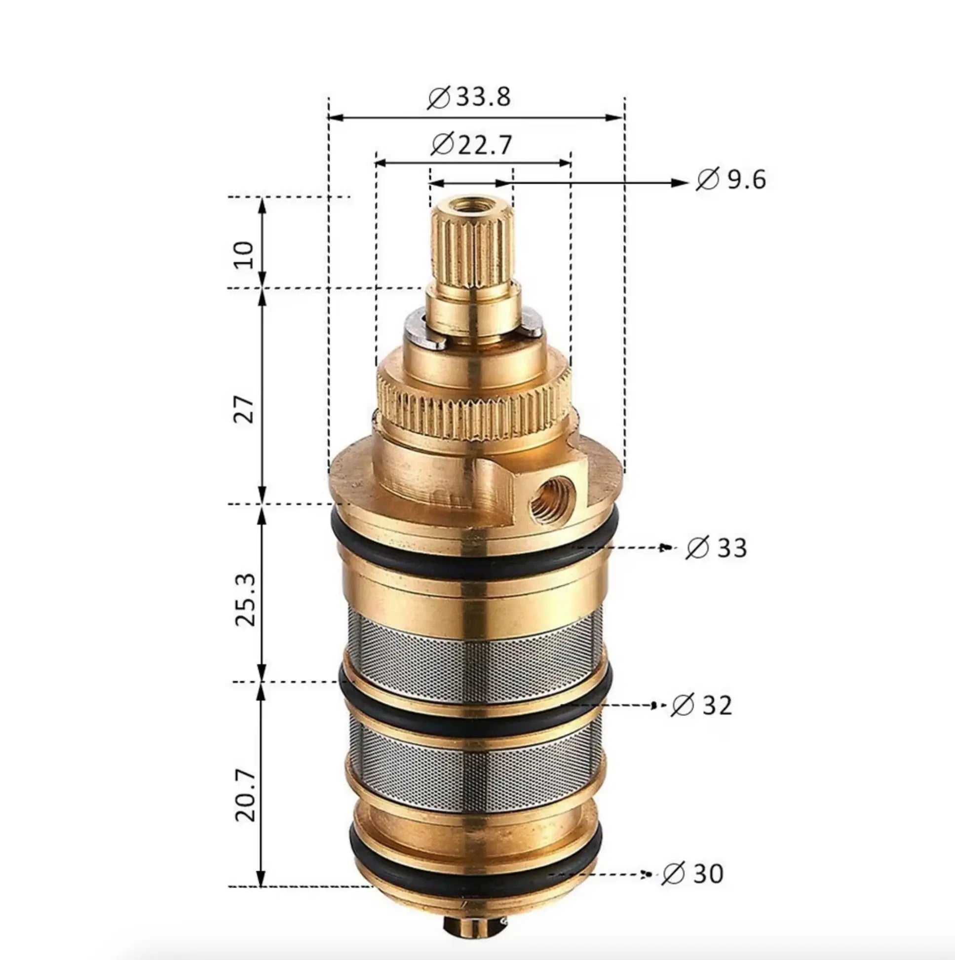 SaniSupreme Thermostatische Mengkraan Cartridge voor SmartPulse 2 en 3 weg mengkranen Sanisupreme