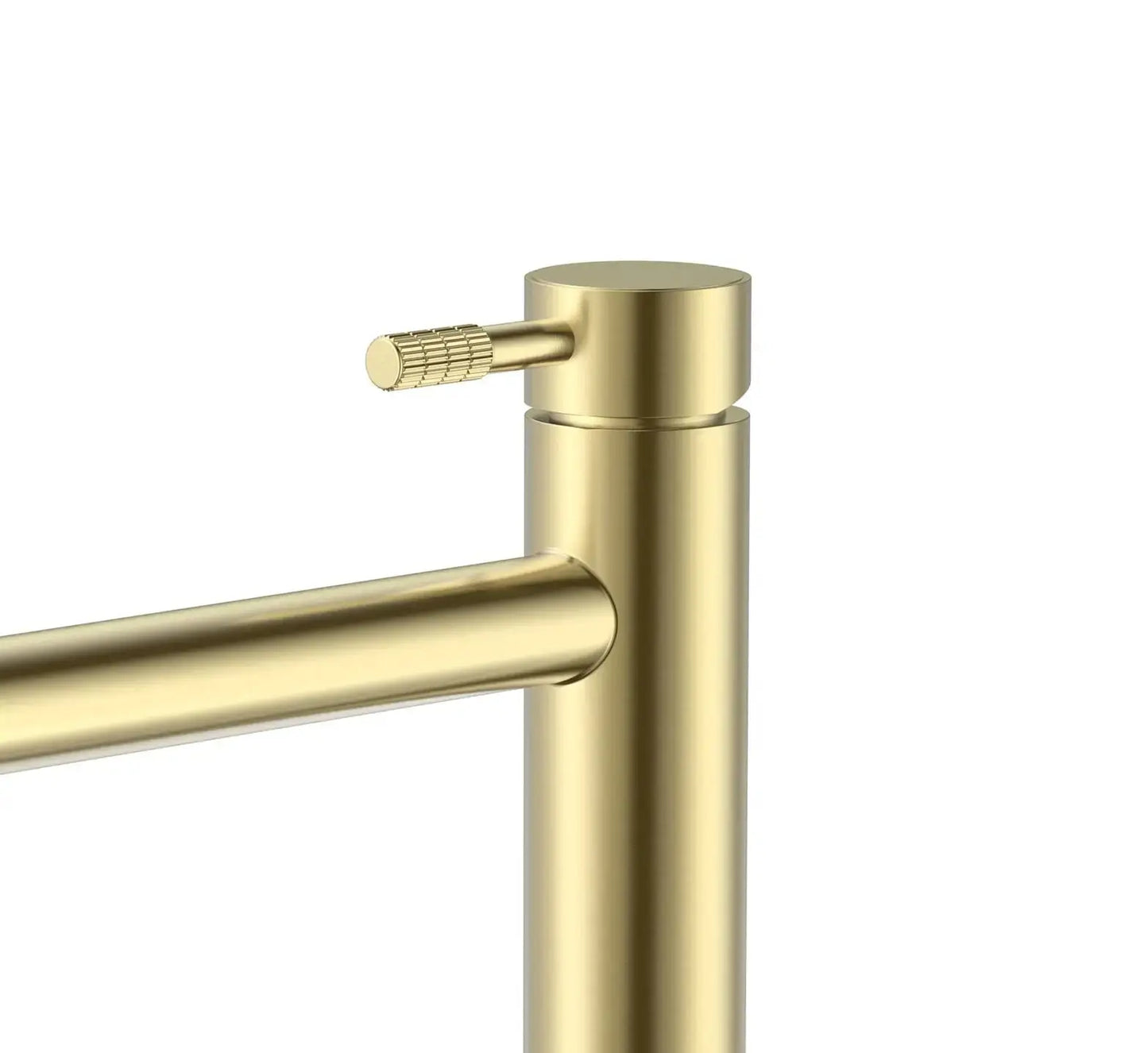 SaniSupreme Wastafelkraan Stria Rib High Geborsteld Goud PVD-coating Cold-start Sanisupreme