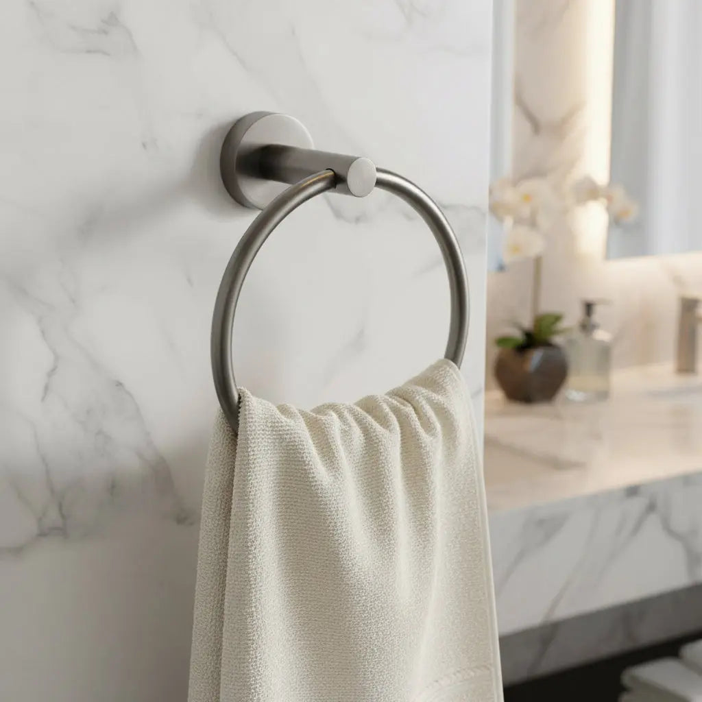 SaniSupreme Aloni Handdoek ring Gunmetal Grijs -16CM Sanisupreme