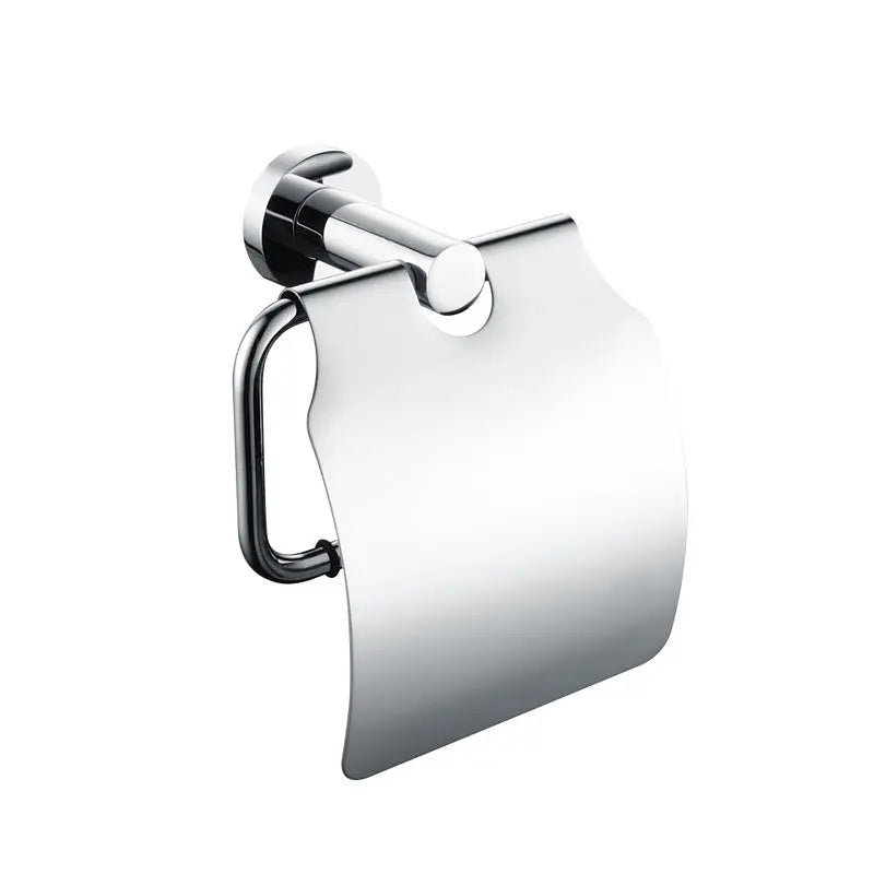 SaniSupreme Aloni Toiletrolhouder met klep RVS Chroom