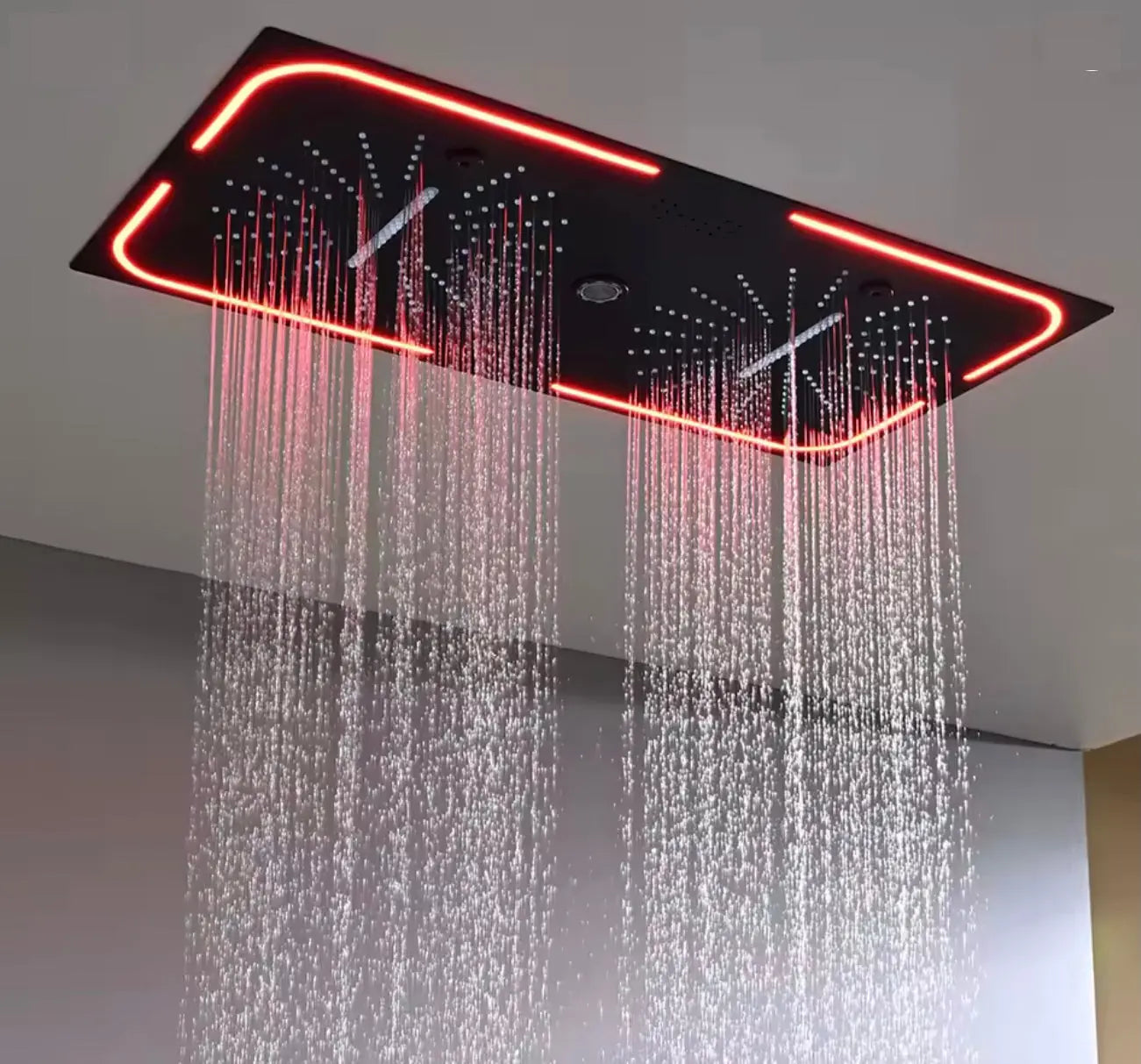 SaniSupreme® AquaTherme Duo Plafond Inbouw Komplete Set + remote en Bluetooth Sanisupreme