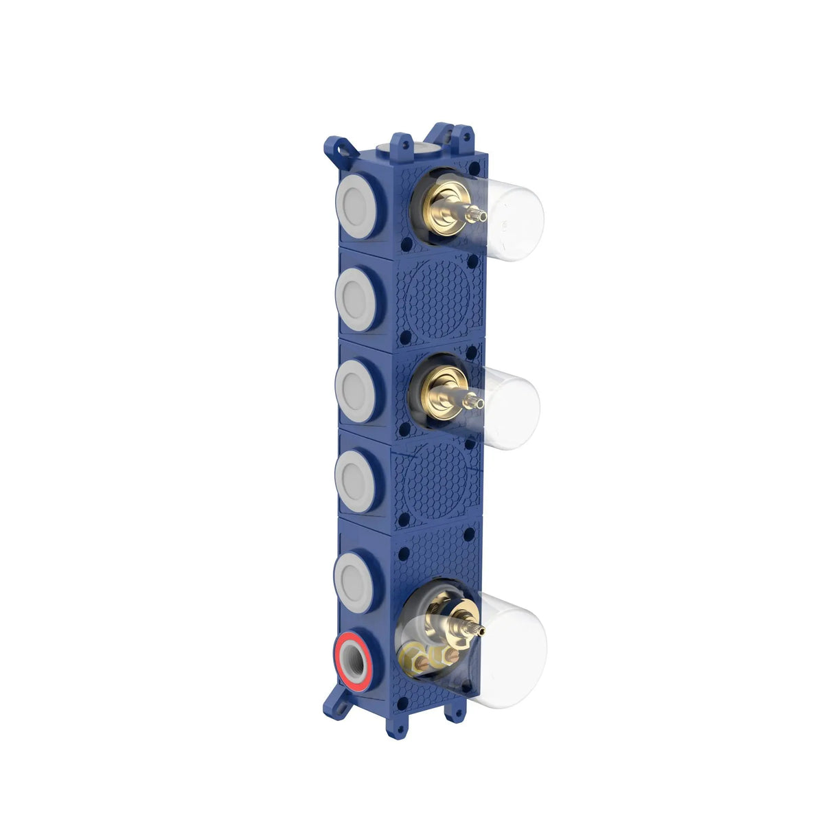 SaniSupreme Lunvero DuoControl Bath Inbouw Badthermostaatset Geborsteld Goud met 2 Stopkranen7