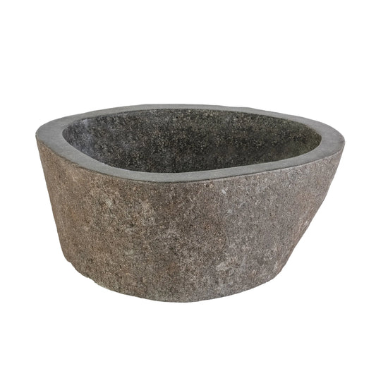 SaniSupreme TerraForma Bergsteen grijs waskom 30-35x15x3cm Sanisupreme