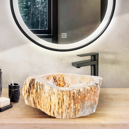 SaniSupreme TerraForma Houtlook waskom 30-35x15 cm