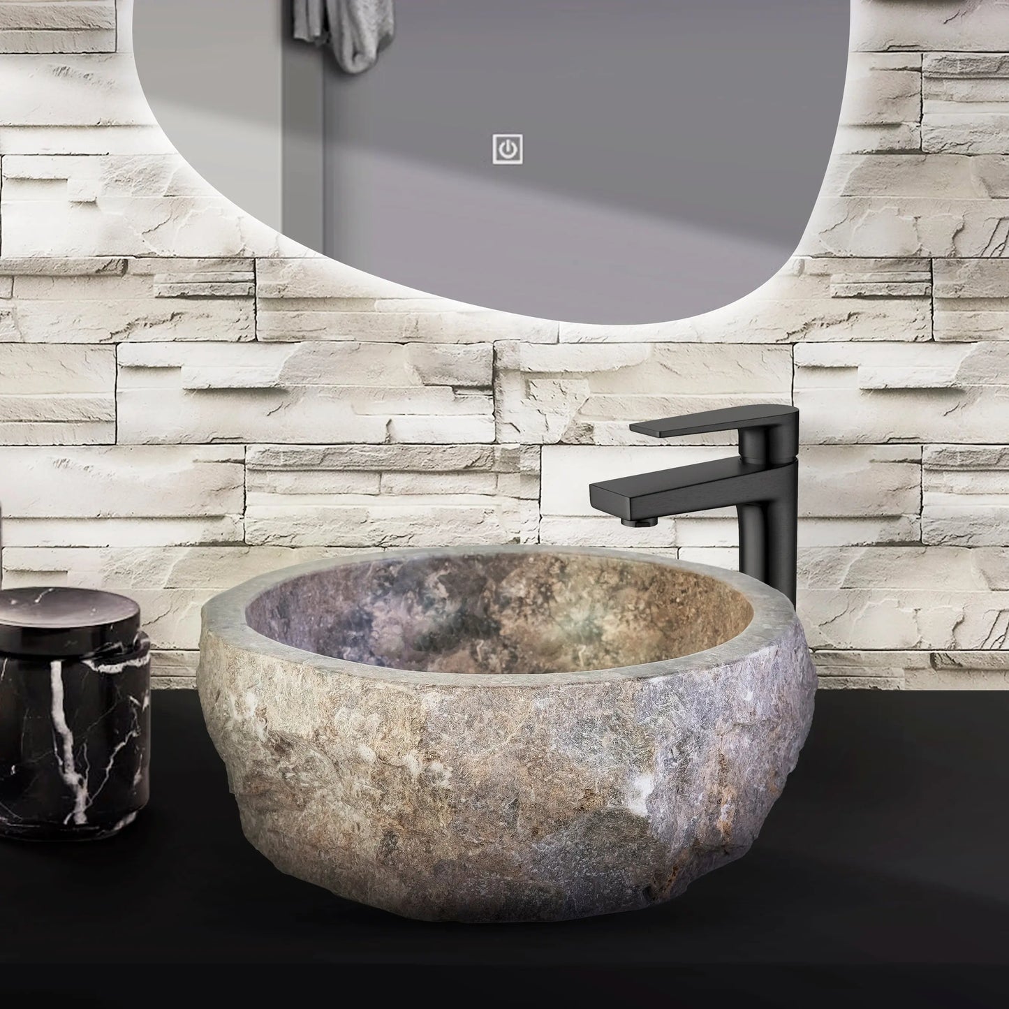 SaniSupreme TerraForma Marble waskom 30-35x15 cm Sanisupreme