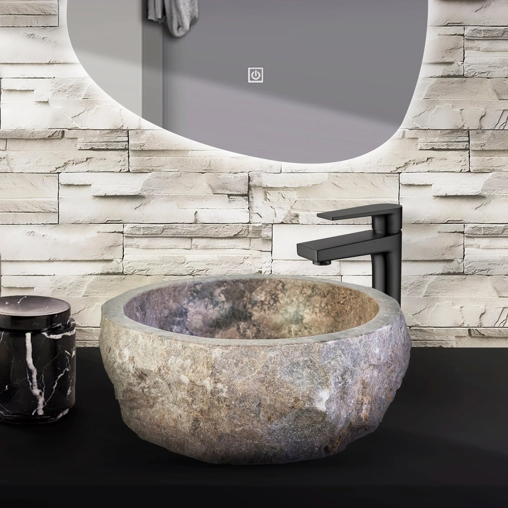 SaniSupreme TerraForma Marble waskom 30-35x15 cm Sanisupreme