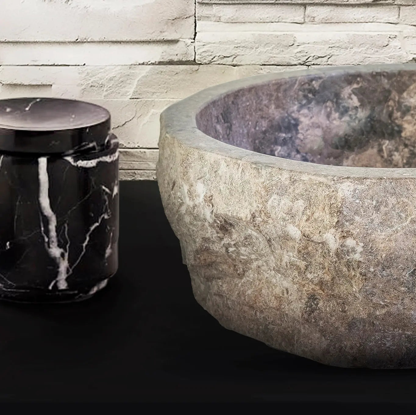 SaniSupreme TerraForma Marble waskom 30-35x15 cm Sanisupreme