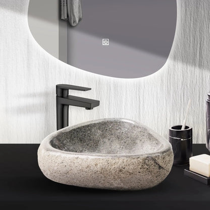 SaniSupreme TerraForma Riverstone waskom 30-35x15x1,5cm
