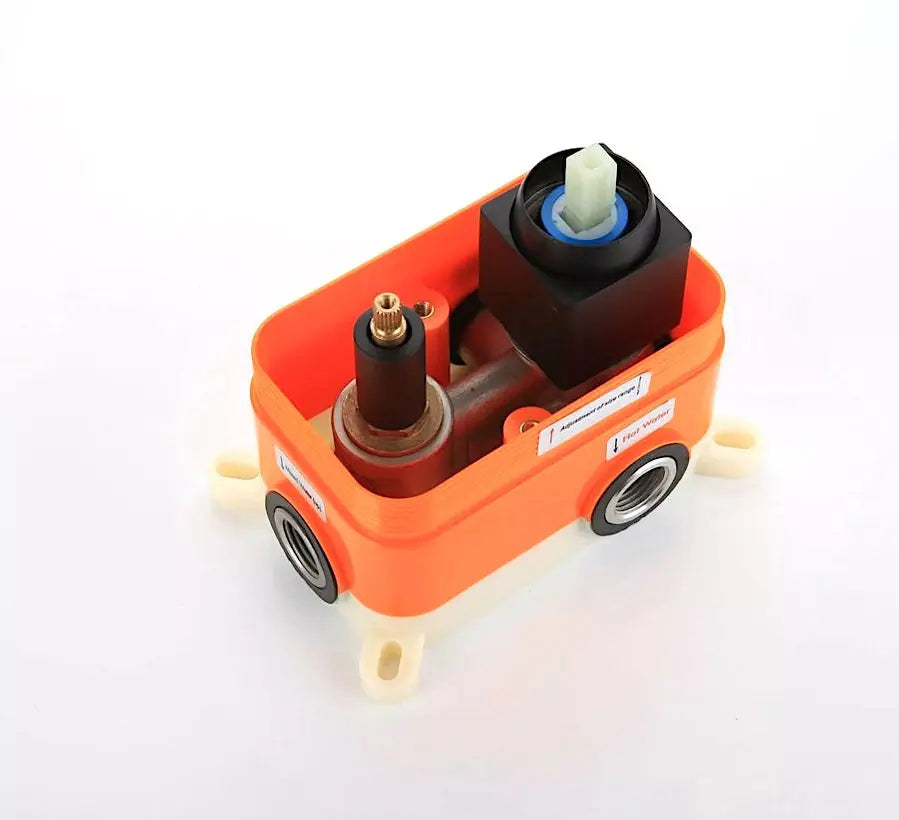 SaniSupreme Doucheset Costa Rica 20 cm. regendouche vierkant 2-weg zwart inbouw Sanisupreme