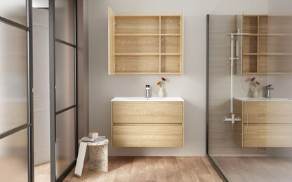 Sanisupreme Hayat spiegelkast 80X70X15cm Eik SaniSupreme