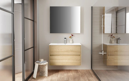 Sanisupreme Hayat spiegelkast 80X70X15cm Eik SaniSupreme