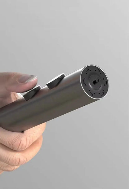 SaniSupreme AquaFlow LCD Thermostatisch opbouw doucheset 4-weg systeem 31 x 25 cm. regendouche gunmetal Sanisupreme