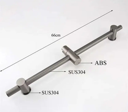 SaniSupreme Milano Handdouche Set inclusief doucheslang, planchet en Glijstang mat zwart (kopie) Sanisupreme