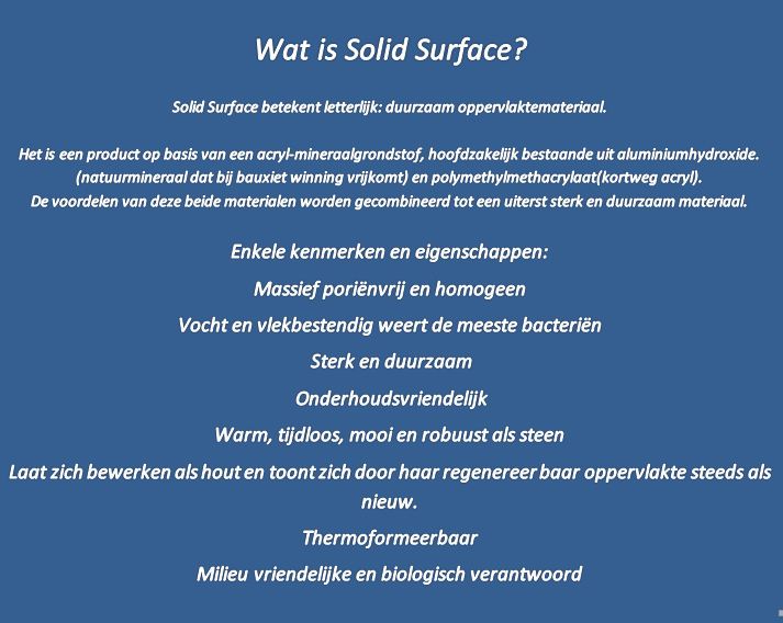 Selvara solid surface wastafel 60 cm mat wit SaniSupreme4