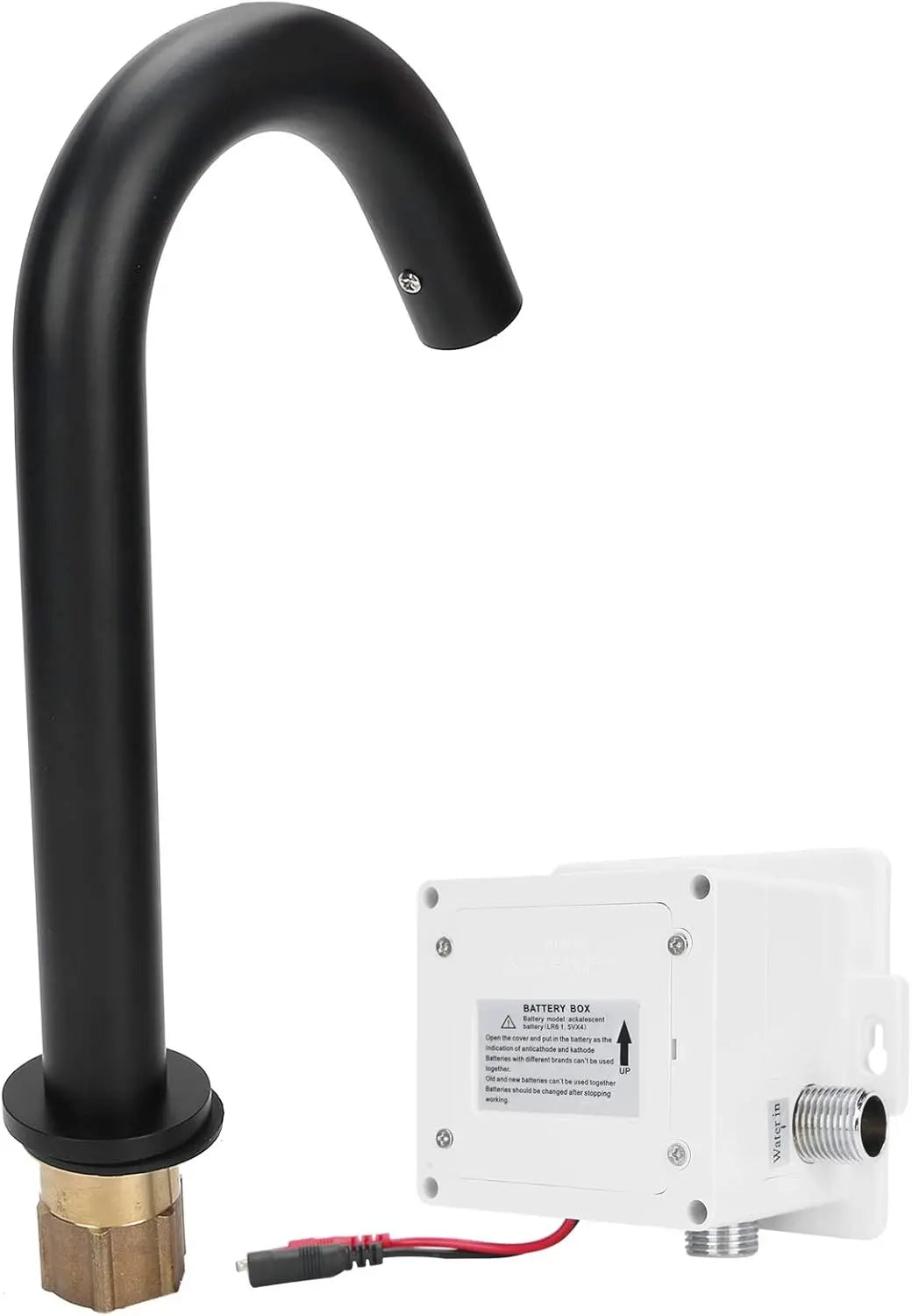 SaniSupreme Wastafel kraan opbouw met automatische sensor 33 cm  koud en/of warm water Sanisupreme