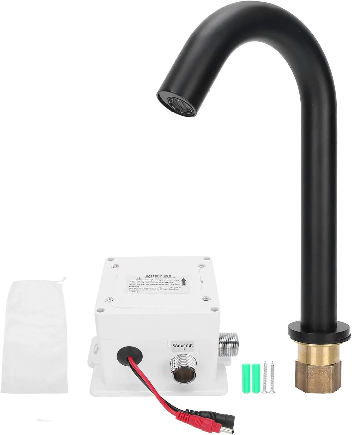 SaniSupreme Wastafel kraan opbouw met automatische sensor 33 cm  koud en/of warm water Sanisupreme