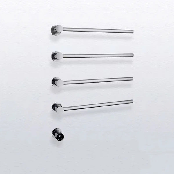 SaniSupreme SlimLine Inbouw Badkamer Elektrische Radiator Handdoekverwarming LCD chroom glans 4 armen-2