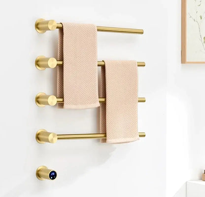 SaniSupreme SlimLine Inbouw Badkamer Elektrische Radiator Handdoekverwarming LCD Gunmetal SaniSupreme