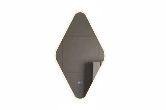 Spiegel Arezzo ruit met led verlichting, dimbaar en verwarming 100x50cm SaniSupreme