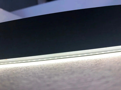 Spiegel Lucy zwart rond met led verlichting 60ø, 80ø, 100ø, 120ø, 140ø moderne badkamer SaniSupreme